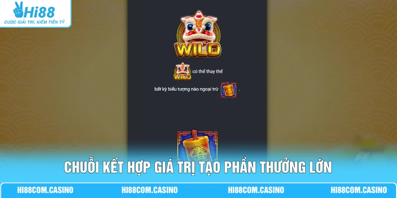 Tết Nguyên Đán - Hái Lộc X888 Chỉ Sau 1 Lần Kích Hoạt Bonus Chuỗi kết hợp giá trị tạo phần thưởng lớn