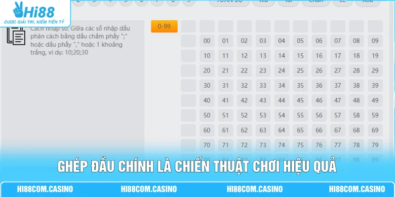 Lô Xiên Là Gì? Hướng Dẫn Thể Loại, Cách Tính Tiền Chuẩn Ghép đầu chính là chiến thuật chơi hiệu quả