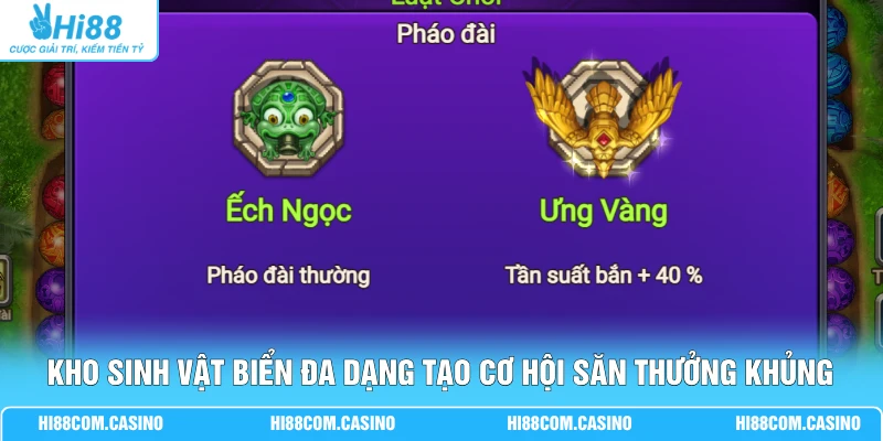 YGR Zuma Phiêu Lưu - Săn Boss Rồng Thần 10000X Tiền Cược Kho sinh vật biển đa dạng tạo cơ hội săn thưởng khủng