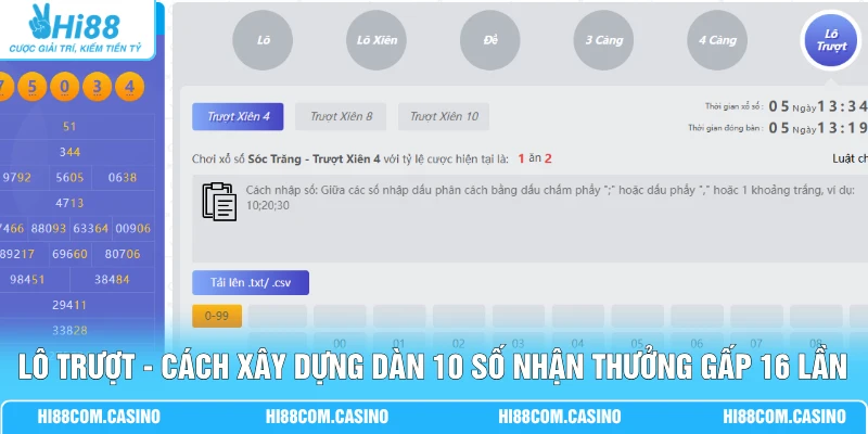 Lô Trượt - Cách Xây Dựng Dàn 10 Số Nhận Thưởng Gấp 16 Lần Lô Trượt - Cách Xây Dựng Dàn 10 Số Nhận Thưởng Gấp 16 Lần