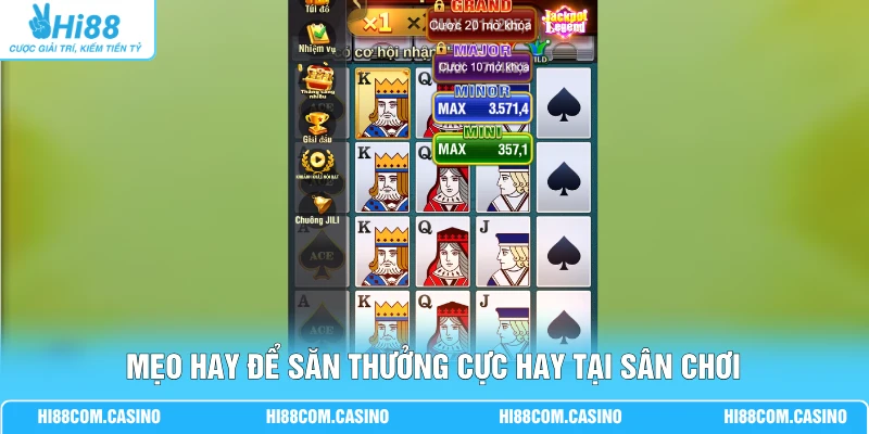 Nổ Hũ Siêu Cấp ACE - Hi88 Thưởng Tiền Triệu Qua Lượt Spin Mẹo hay để săn thưởng cực hay tại sân chơi
