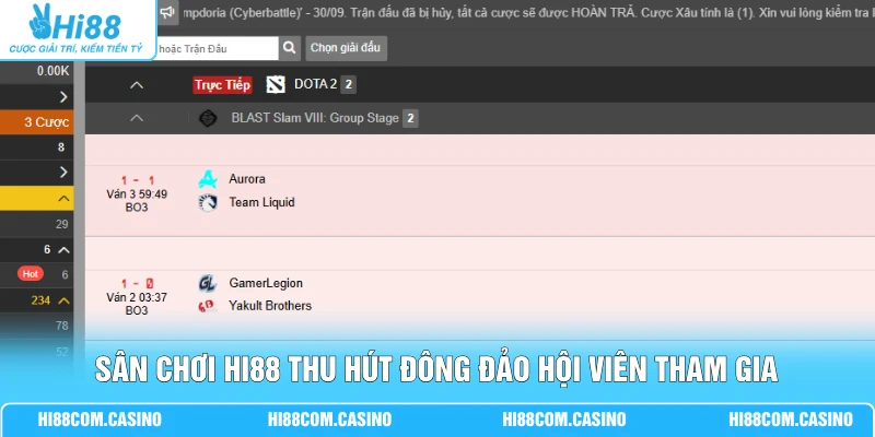 Cá Cược Dota2 - Nắm Vững 4 Quy Tắc Giúp Đặt Kèo Hiệu Quả Sân chơi Hi88 thu hút đông đảo hội viên tham gia