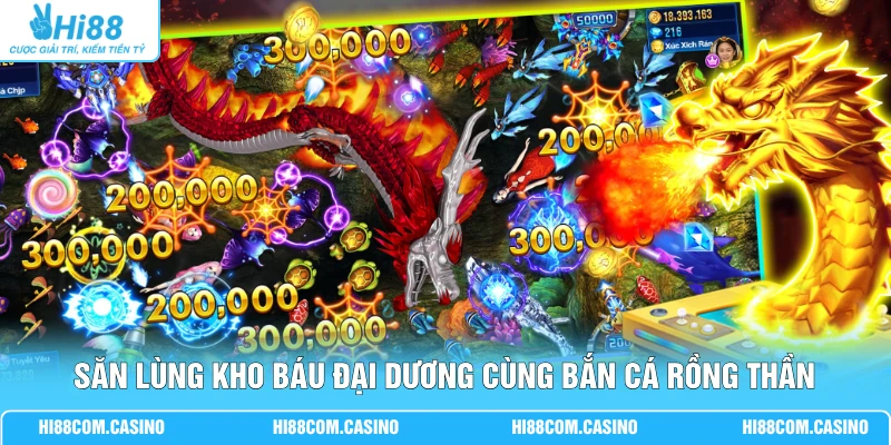 Bắn Cá Rồng Thần | Chinh Phục Thủy Quái Qua 12 Loại Súng Săn lùng kho báu đại dương cùng Bắn Cá Rồng Thần