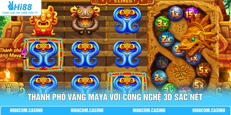 Thành Phố Vàng Maya | Trải Nghiệm 24 Cửa Ải Đầy Kịch Tính Thành phố Vàng Maya với công nghệ 3D sắc nét