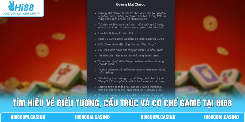 Đường Mạt Chược - Sắc Màu Trung Hoa Đặc Sắc, Hấp Dẫn Tìm hiểu về biểu tượng, cấu trúc và cơ chế game tại Hi88