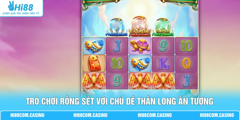 Rồng Sét - Game Nổ Hũ 5 Cuộn Với Chủ Đề Thần Long Ấn Tượng Trò chơi Rồng Sét với chủ đề Thần Long ấn tượng