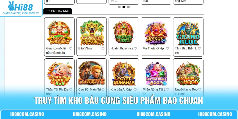 FC Điện Tử - Khám Phá Kho Trò Chơi Với Nhiều Chủ Đề Đặc Sắc Truy tìm kho báu cùng siêu phẩm Bao Chuan