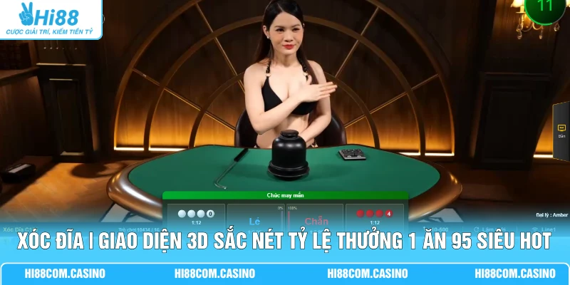 Xóc Đĩa | Giao Diện 3D Sắc Nét Tỷ Lệ Thưởng 1 Ăn 95 Siêu Hot Xóc Đĩa | Giao Diện 3D Sắc Nét Tỷ Lệ Thưởng 1 Ăn 95 Siêu Hot